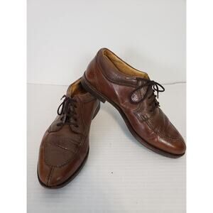 (JL) Mezlan Amsterdam Men's Shoes Size 7.5 Lace up Oxford Brown Spain Vibram